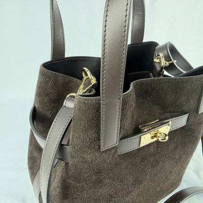 Borsa tote SILVIA - Camoscio e pelle in borsa tote - EmilyHu LOVE