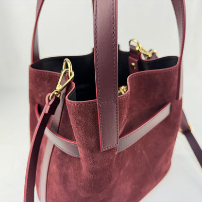 Borsa tote SILVIA - Camoscio e pelle in borsa tote - EmilyHu LOVE