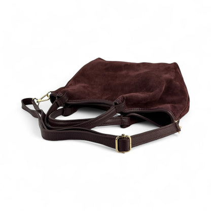 Borsa Hobo SIENNA - Camoscio in borsa a mano - EmilyHu LOVE