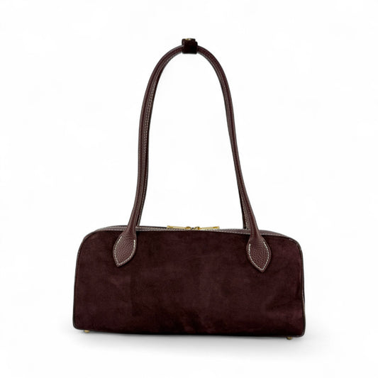 Borsa Baguette EVA - Camoscio in borsa a spalla - EmilyHu LOVE