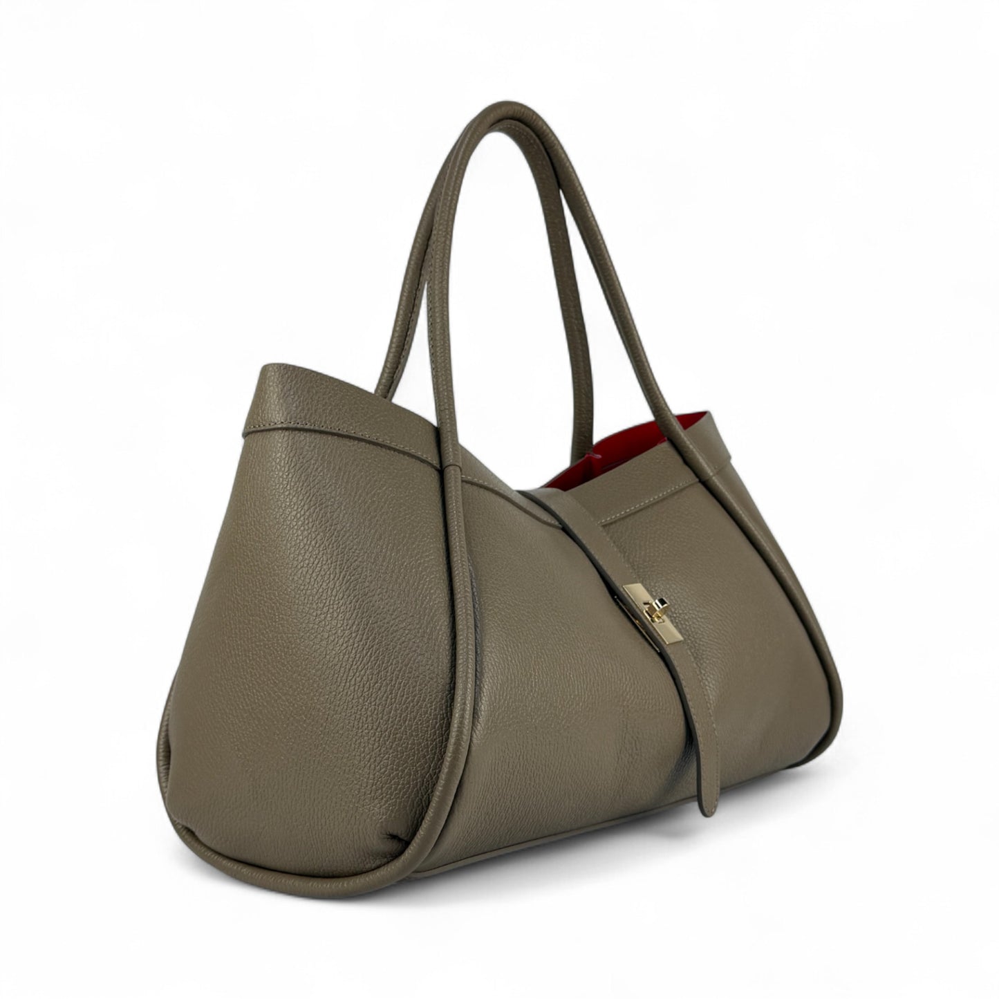 Borsa Tote CLARA - Pelle martellata in borsa a spalla - EmilyHu LOVE