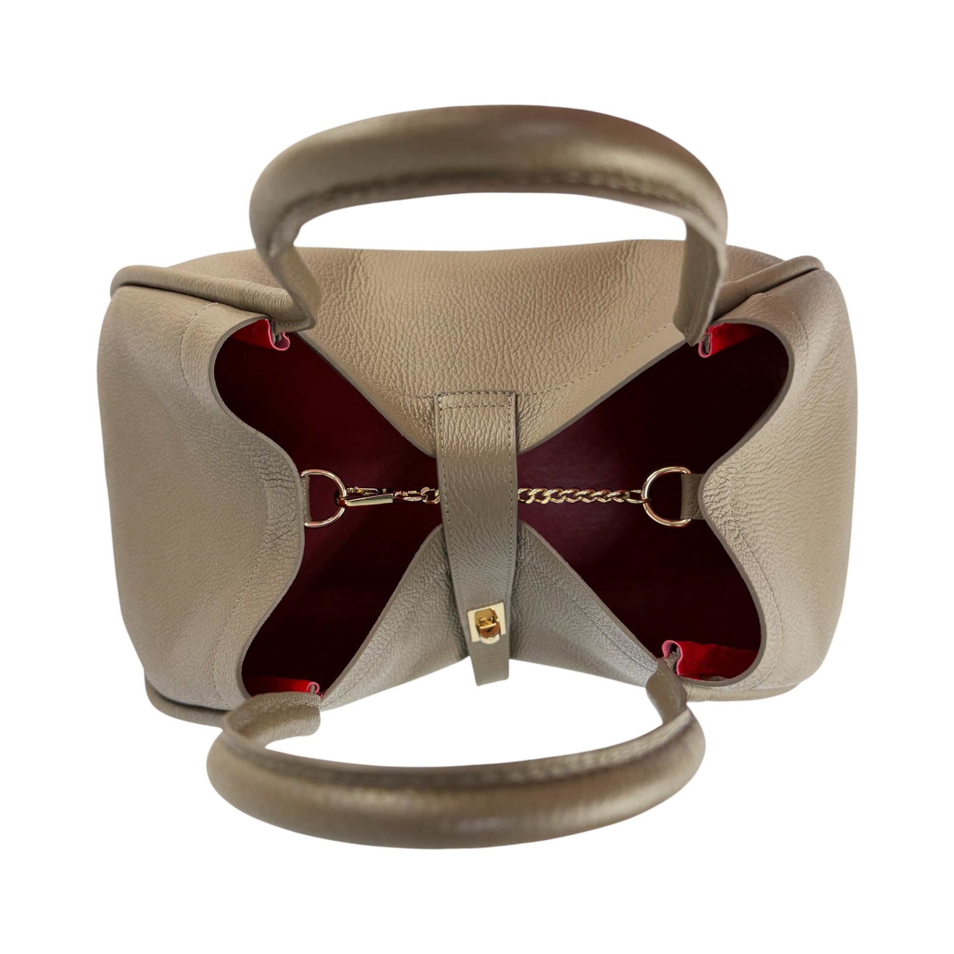 Borsa Tote CLARA - Pelle martellata in borsa a spalla - EmilyHu LOVE