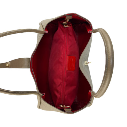 Borsa Tote CLARA - Pelle martellata in borsa a spalla - EmilyHu LOVE