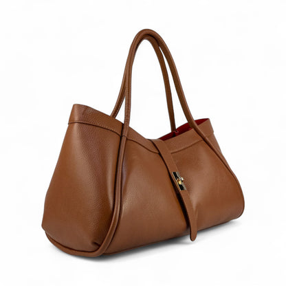 Borsa Tote CLARA - Pelle martellata in borsa a spalla - EmilyHu LOVE