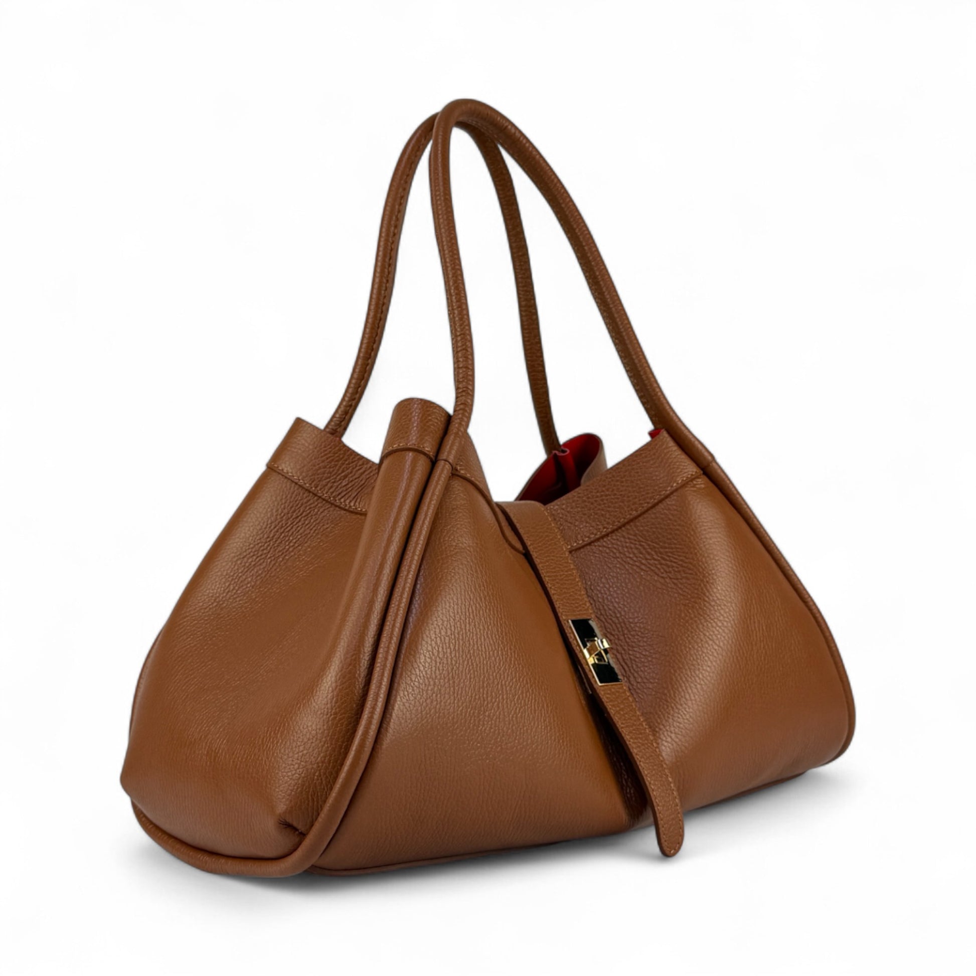 Borsa Tote CLARA - Pelle martellata in borsa a spalla - EmilyHu LOVE