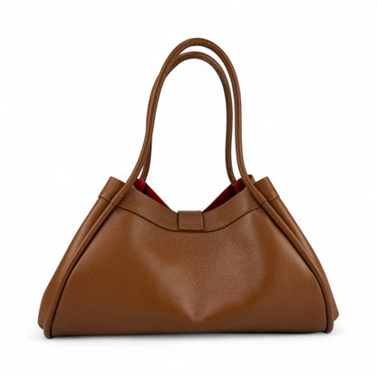 Borsa Tote CLARA - Pelle martellata in borsa a spalla - EmilyHu LOVE