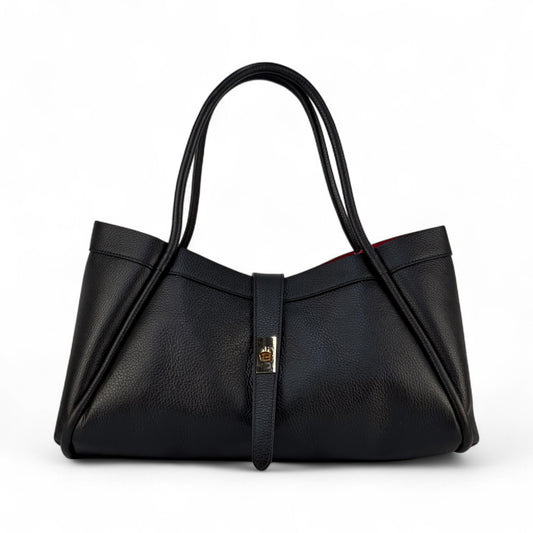 Borsa Tote CLARA - Pelle martellata in borsa a spalla - EmilyHu LOVE