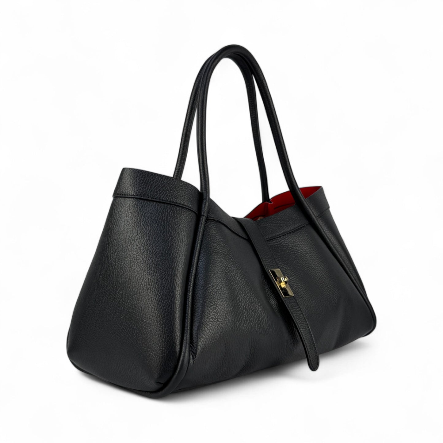 Borsa Tote CLARA - Pelle martellata in borsa a spalla - EmilyHu LOVE