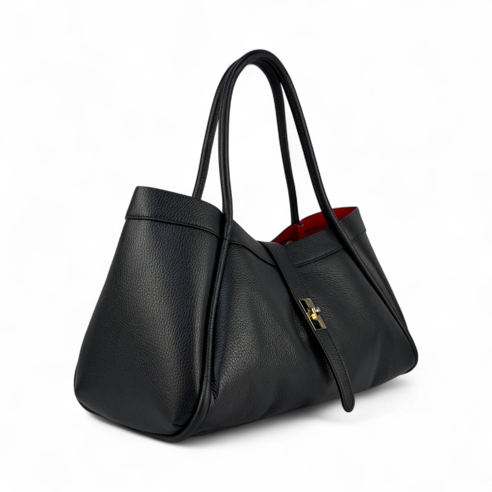 Borsa Tote CLARA - Pelle martellata in borsa a spalla - EmilyHu LOVE