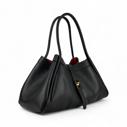 Borsa Tote CLARA - Pelle martellata in borsa a spalla - EmilyHu LOVE