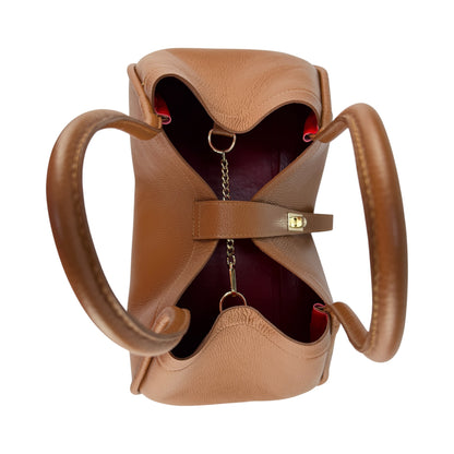 Borsa Tote CLARA - Pelle martellata in borsa a spalla - EmilyHu LOVE