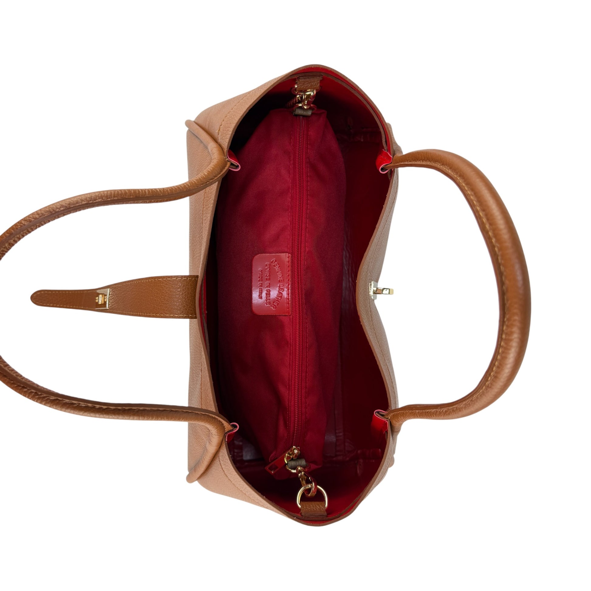 Borsa Tote CLARA - Pelle martellata in borsa a spalla - EmilyHu LOVE