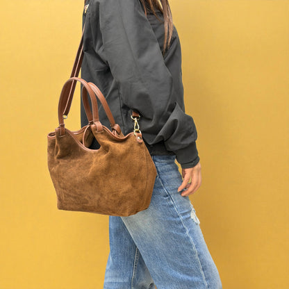 Borsa Hobo SIENNA - Camoscio in borsa a mano - EmilyHu LOVE