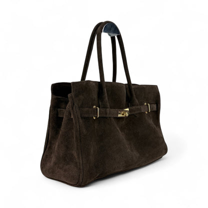 Borsa tote MARIA - Camoscio in borsa a tracolla - EmilyHu LOVE