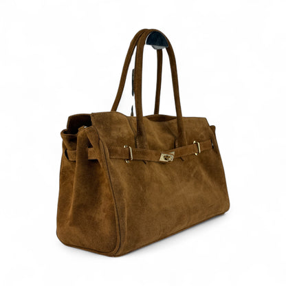 Borsa tote MARIA - Camoscio in borsa a tracolla - EmilyHu LOVE
