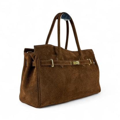 Borsa tote MARIA - Camoscio in borsa a tracolla - EmilyHu LOVE