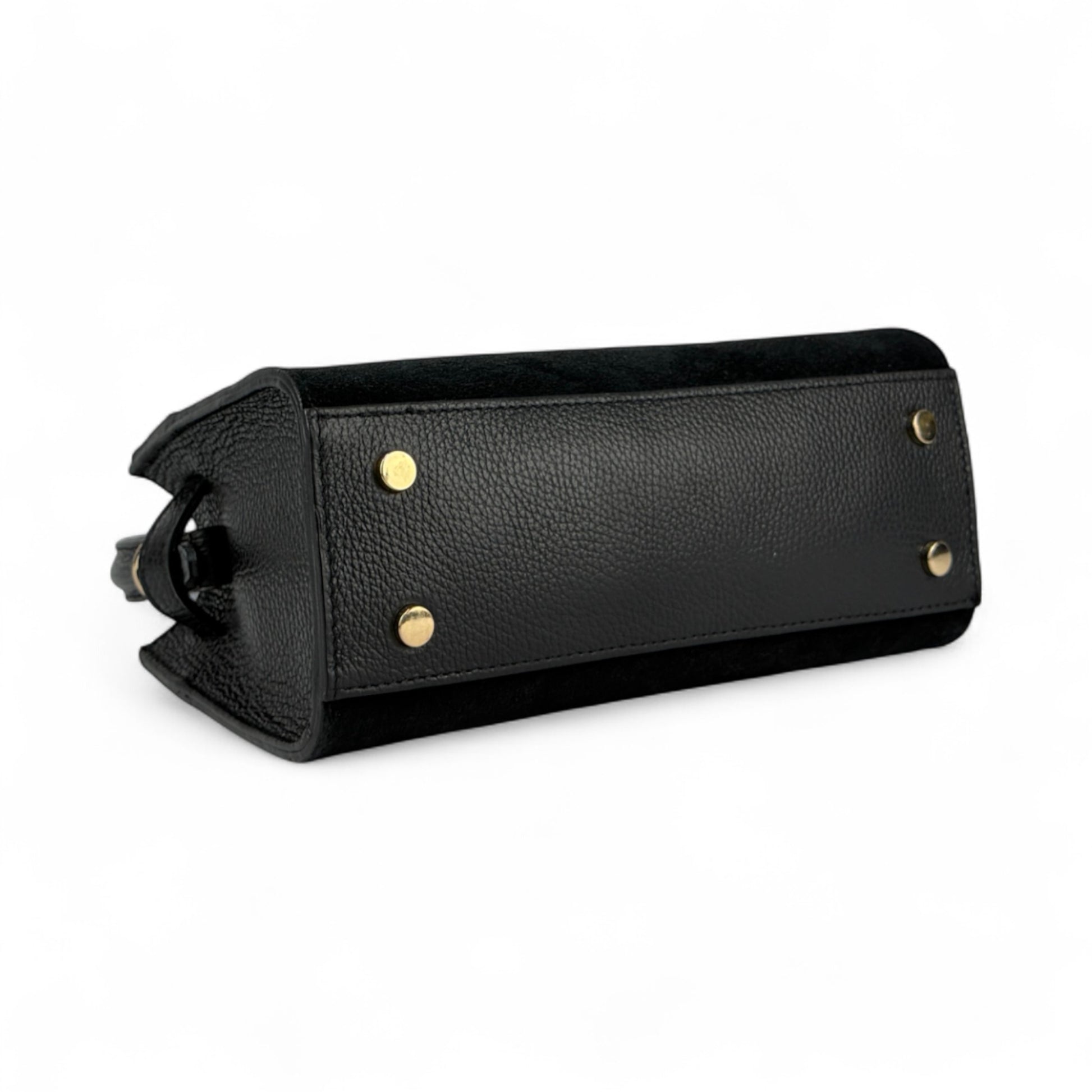 Borsa mini ARIA - Camoscio e pelle in borsa a mano - EmilyHu LOVE