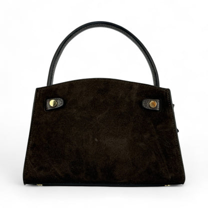 Borsa mini ARIA - Camoscio e pelle in borsa a mano - EmilyHu LOVE