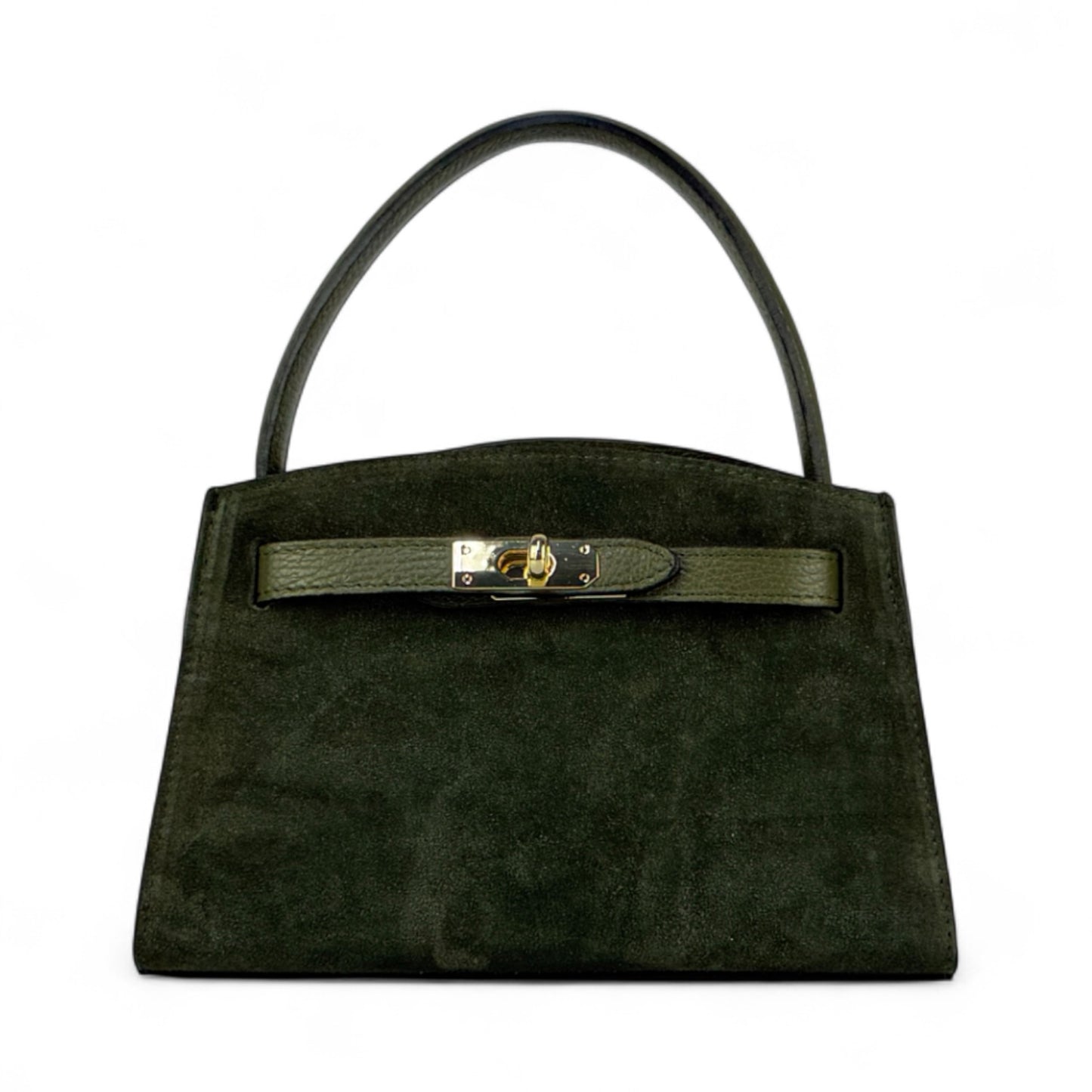 Borsa mini ARIA - Camoscio e pelle in borsa a mano - EmilyHu LOVE