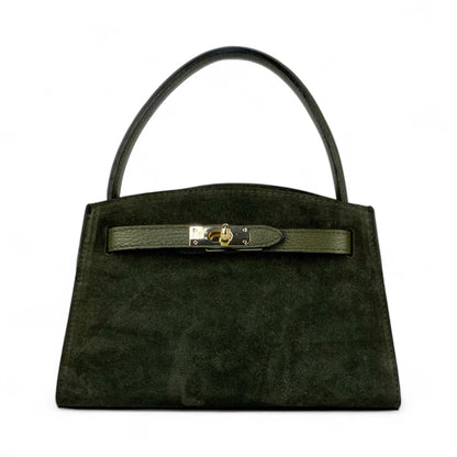 Borsa mini ARIA - Camoscio e pelle in borsa a mano - EmilyHu LOVE