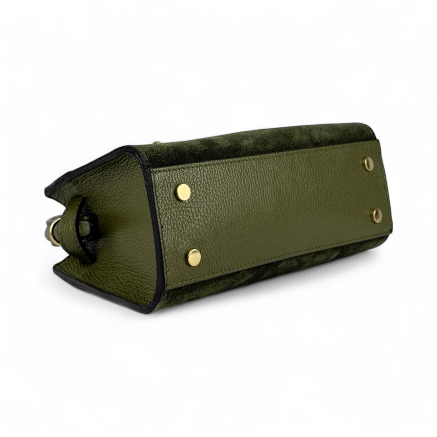 Borsa mini ARIA - Camoscio e pelle in borsa a mano - EmilyHu LOVE