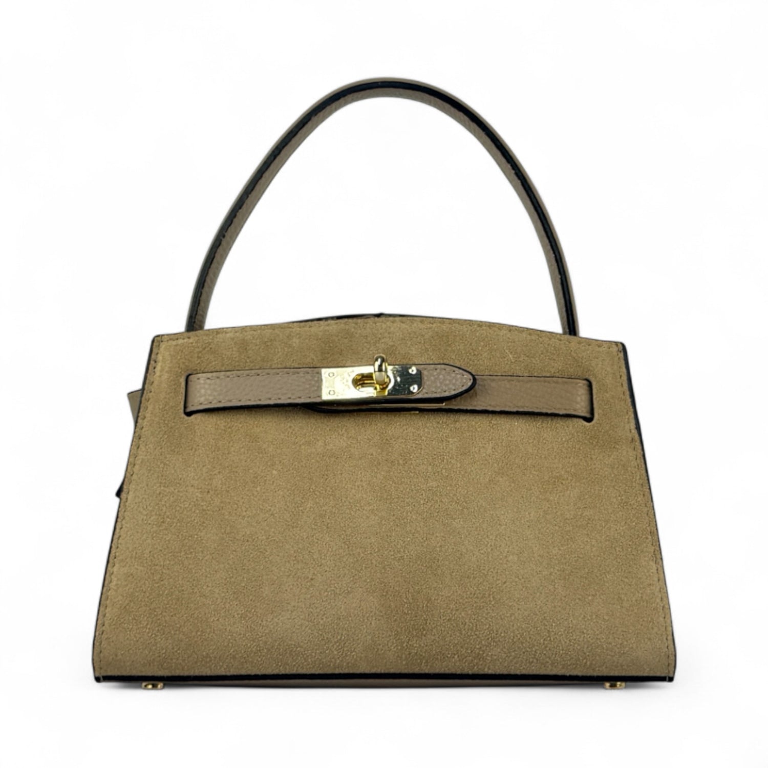 Borsa mini ARIA - Camoscio e pelle in borsa a mano - EmilyHu LOVE