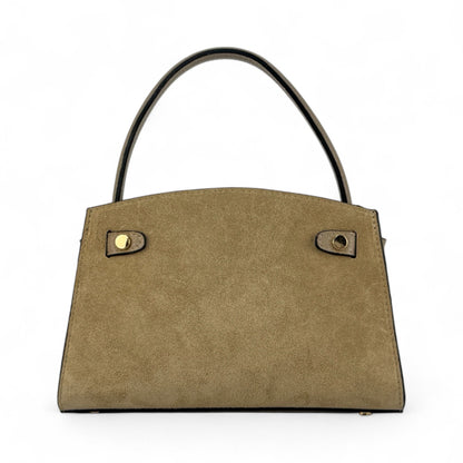 Borsa mini ARIA - Camoscio e pelle in borsa a mano - EmilyHu LOVE