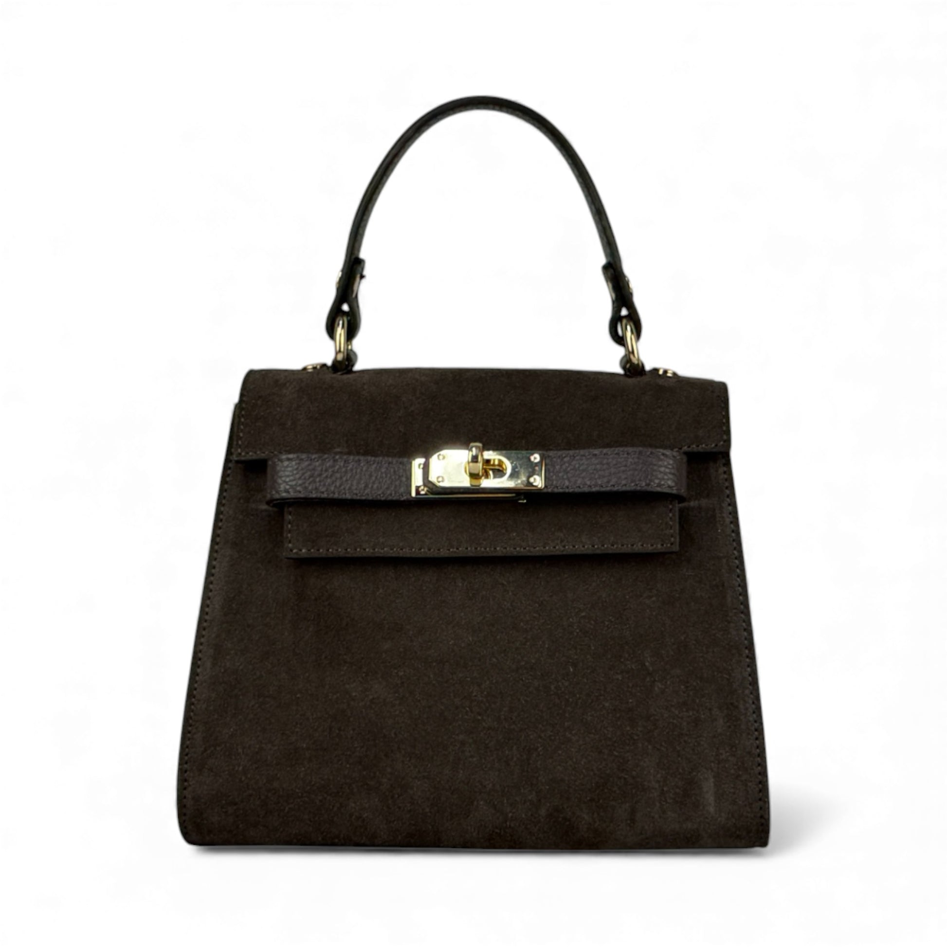 Borsa KATE - Camoscio e Pelle in borsa a mano - EmilyHu LOVE