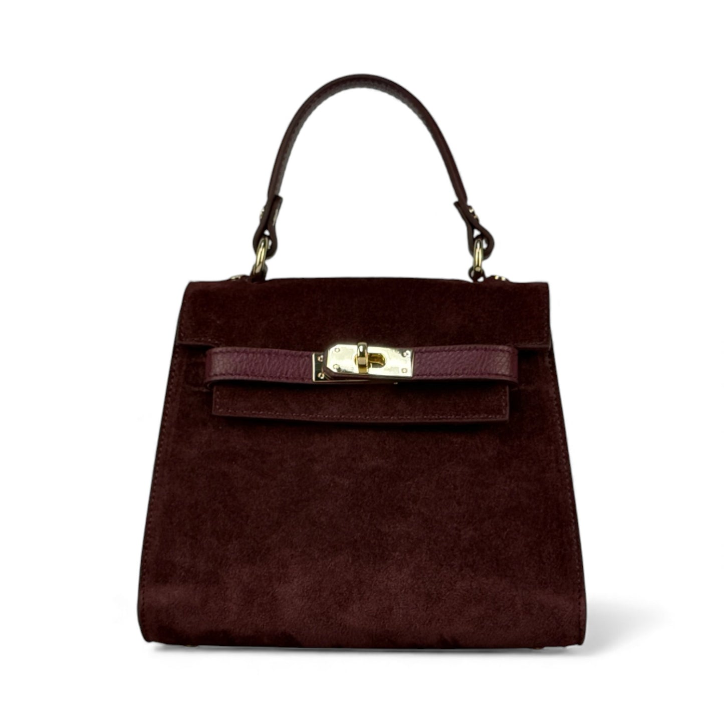 Borsa KATE - Camoscio e Pelle in borsa a mano - EmilyHu LOVE