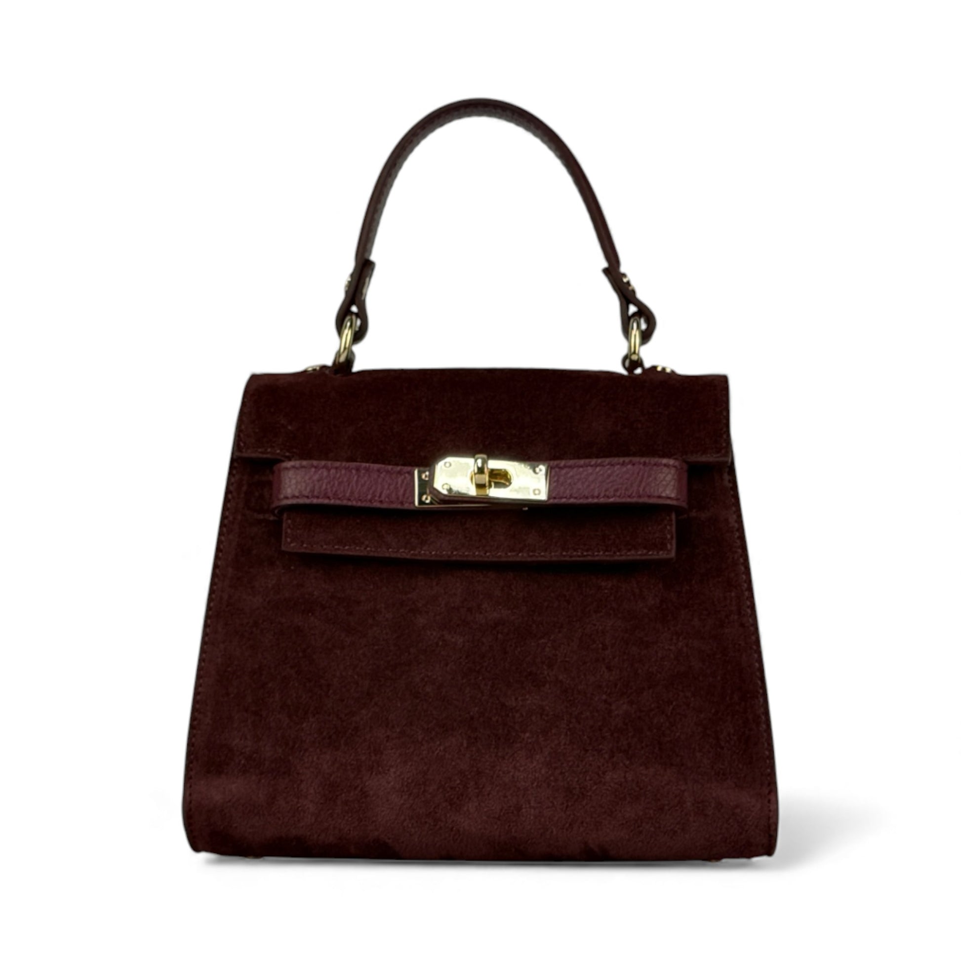 Borsa KATE - Camoscio e Pelle in borsa a mano - EmilyHu LOVE