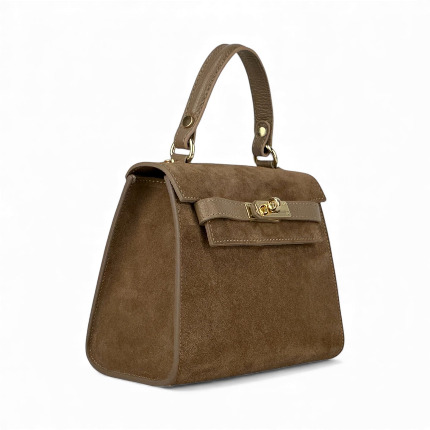 Borsa KATE - Camoscio e Pelle in borsa a mano - EmilyHu LOVE