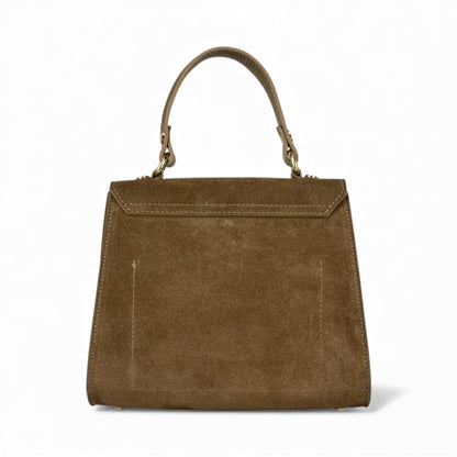 Borsa KATE - Camoscio e Pelle in borsa a mano - EmilyHu LOVE