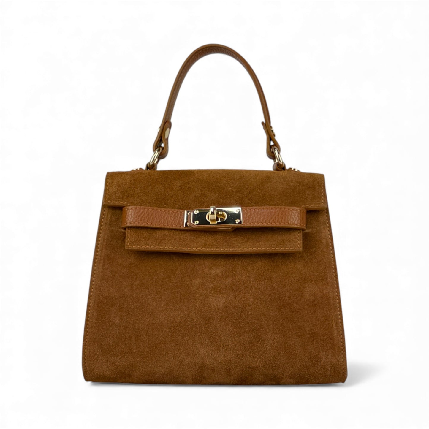 Borsa KATE - Camoscio e Pelle in borsa a mano - EmilyHu LOVE