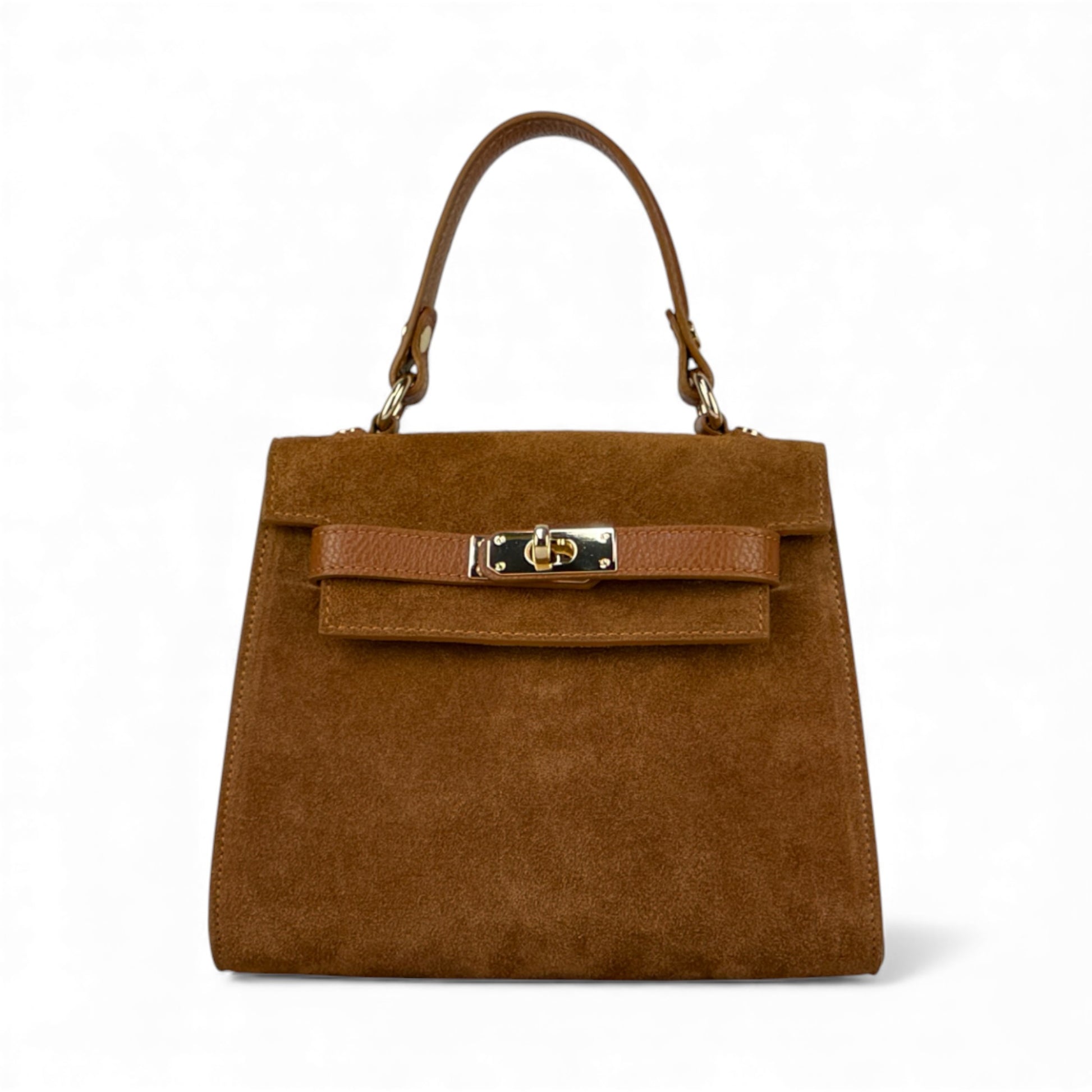 Borsa KATE - Camoscio e Pelle in borsa a mano - EmilyHu LOVE