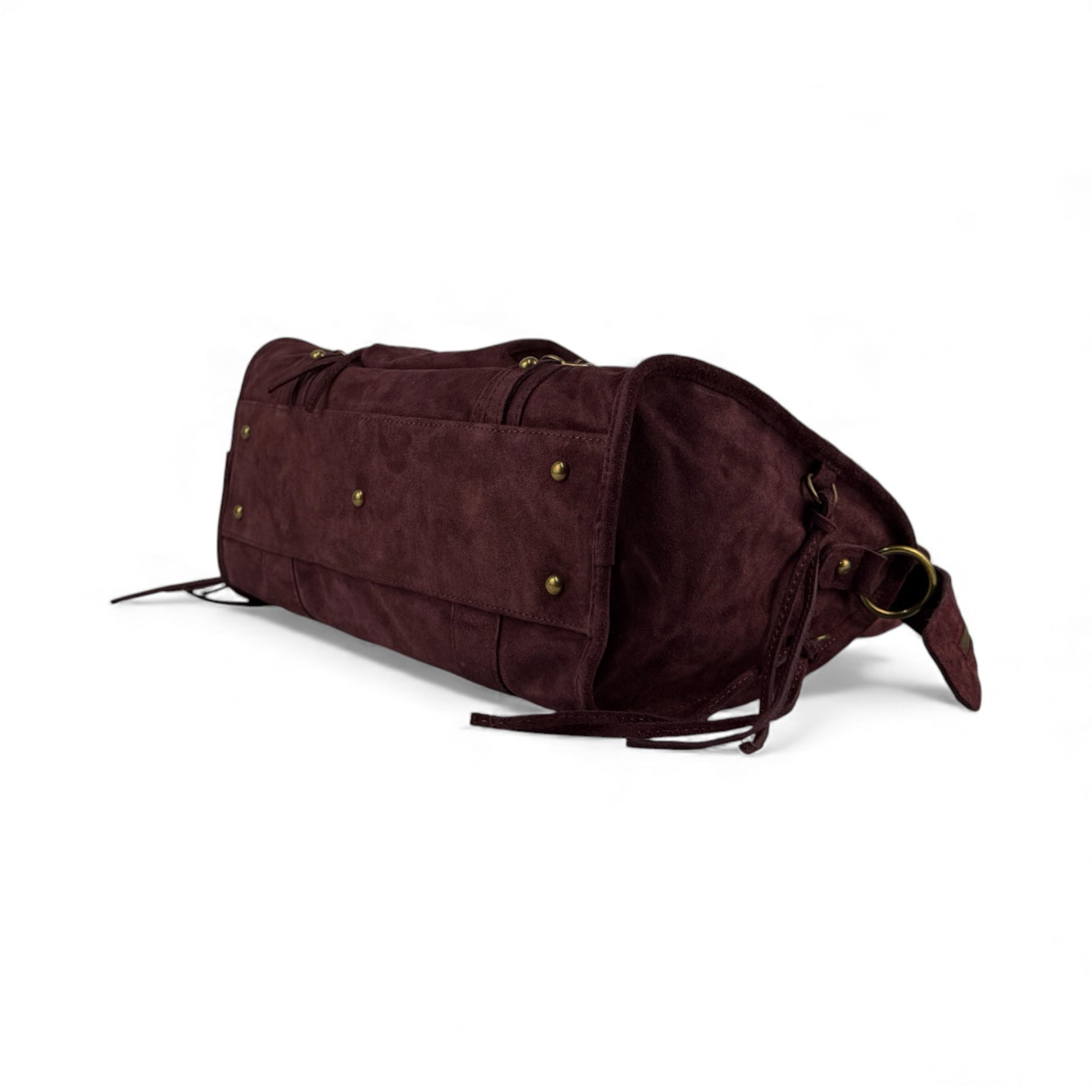 Borsa city grande GIADA - Camoscio in borsa a mano - EmilyHu LOVE