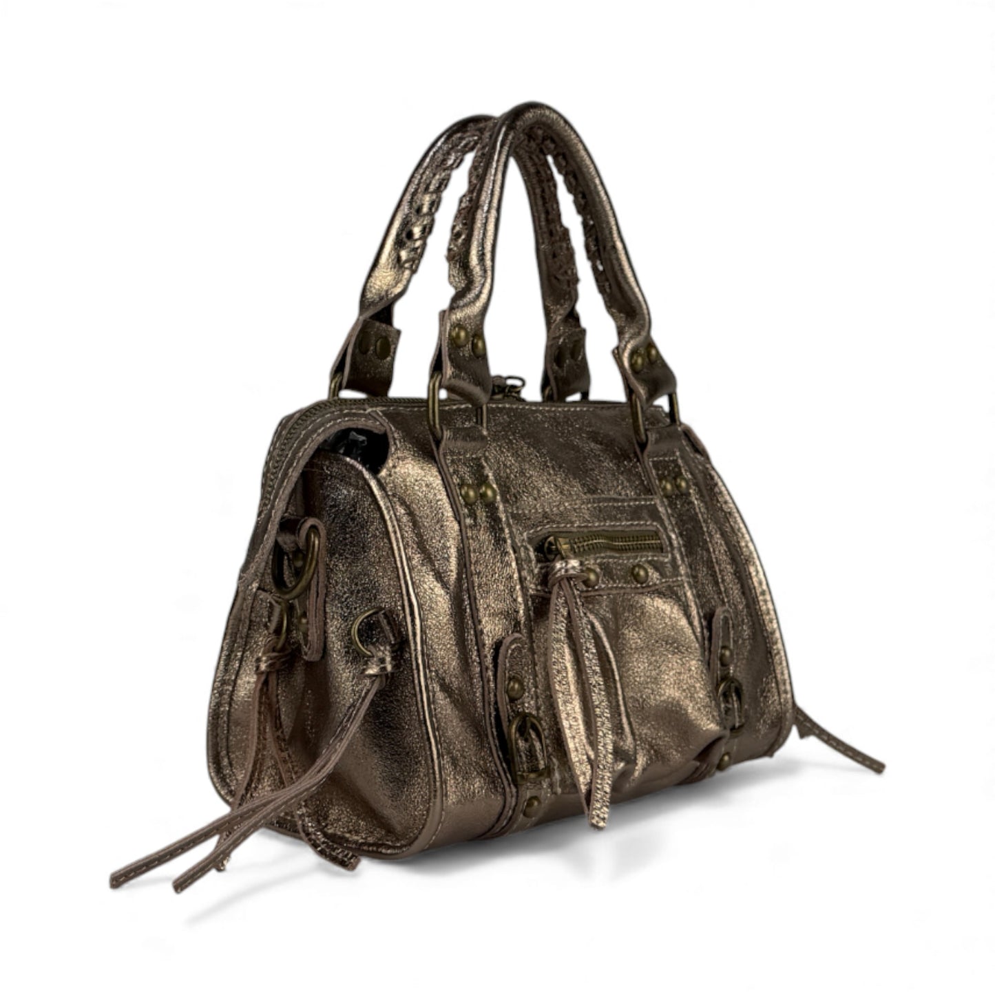 Borsa city mini GIADA - Pelle laminata in - EmilyHu LOVE