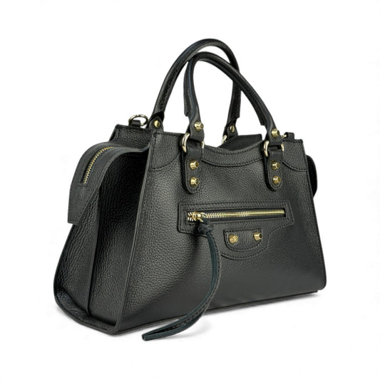 Borsa city NEO - Pelle martellata in borsa a mano - EmilyHu LOVE