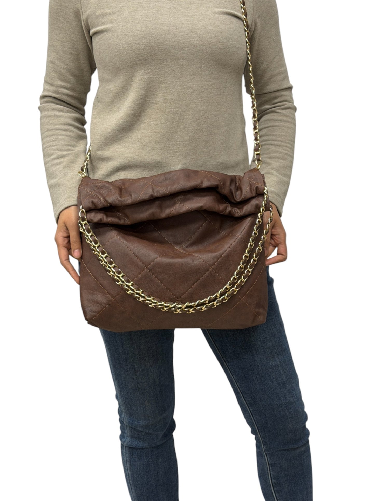 Borsa Shopper COCO - Pelle trapuntata in - EmilyHu LOVE