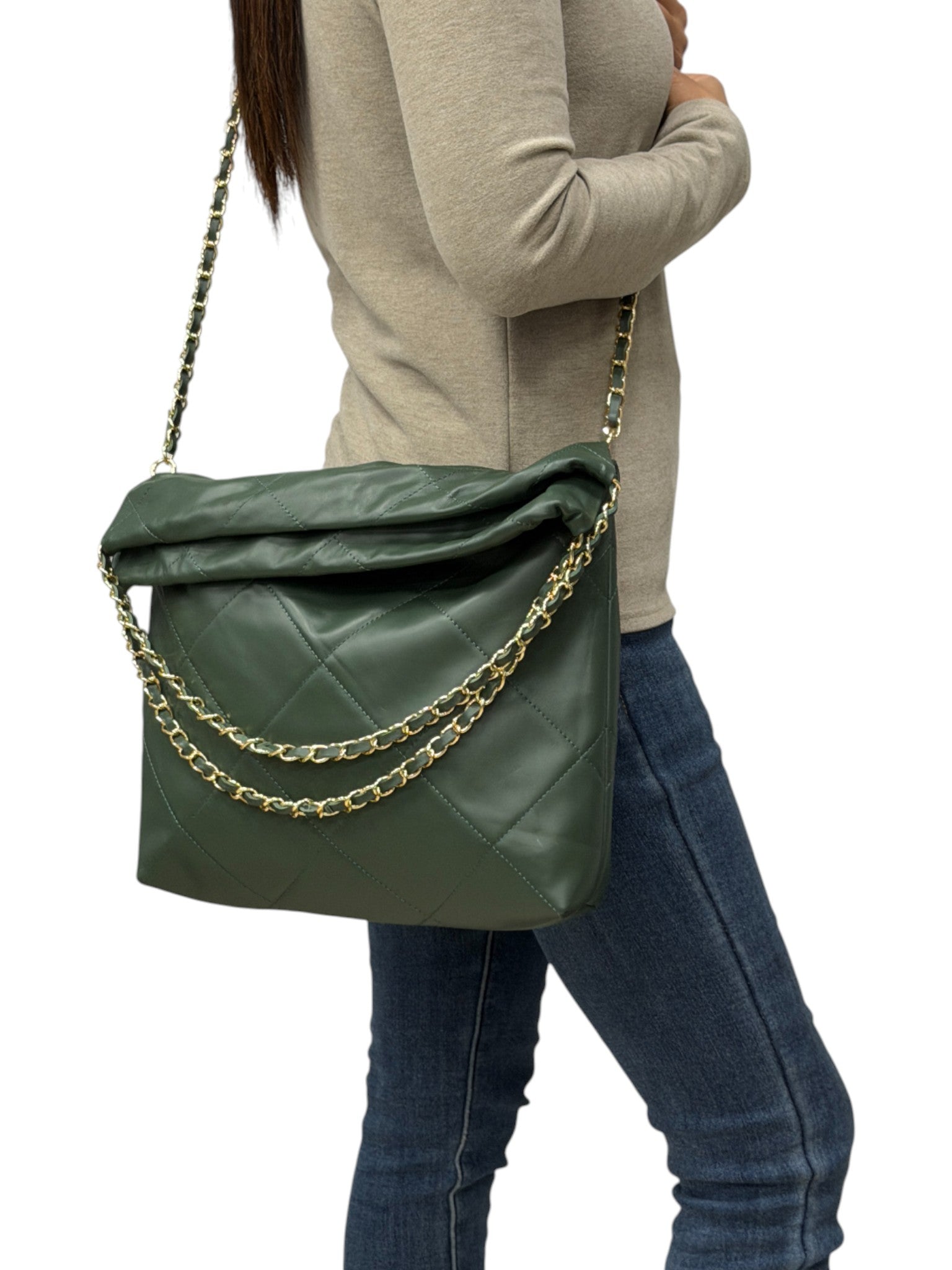 Borsa Shopper COCO - Pelle trapuntata in - EmilyHu LOVE