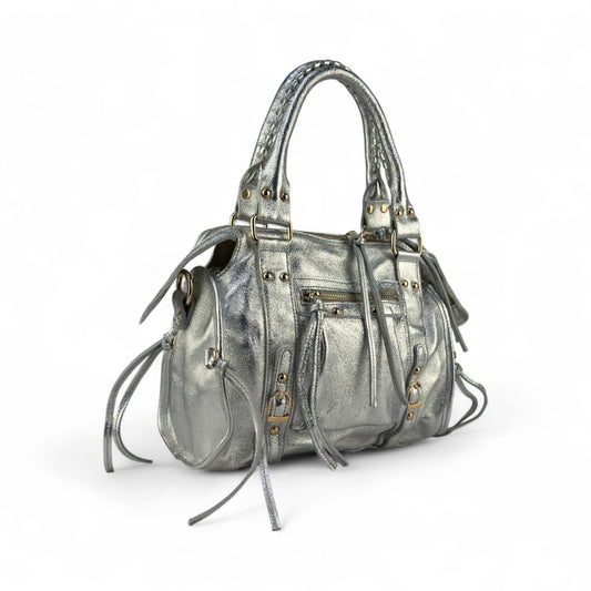 Borsa City Media GIADA in pelle laminata