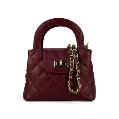 Borsa Mini DORA in pelle trapuntata