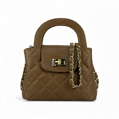 Borsa Mini DORA in pelle trapuntata