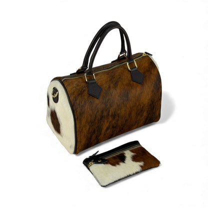 Borsa RENNA in pelle con pelo