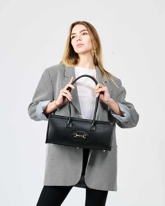 Borsa Baguette GRETA in pelle martellata