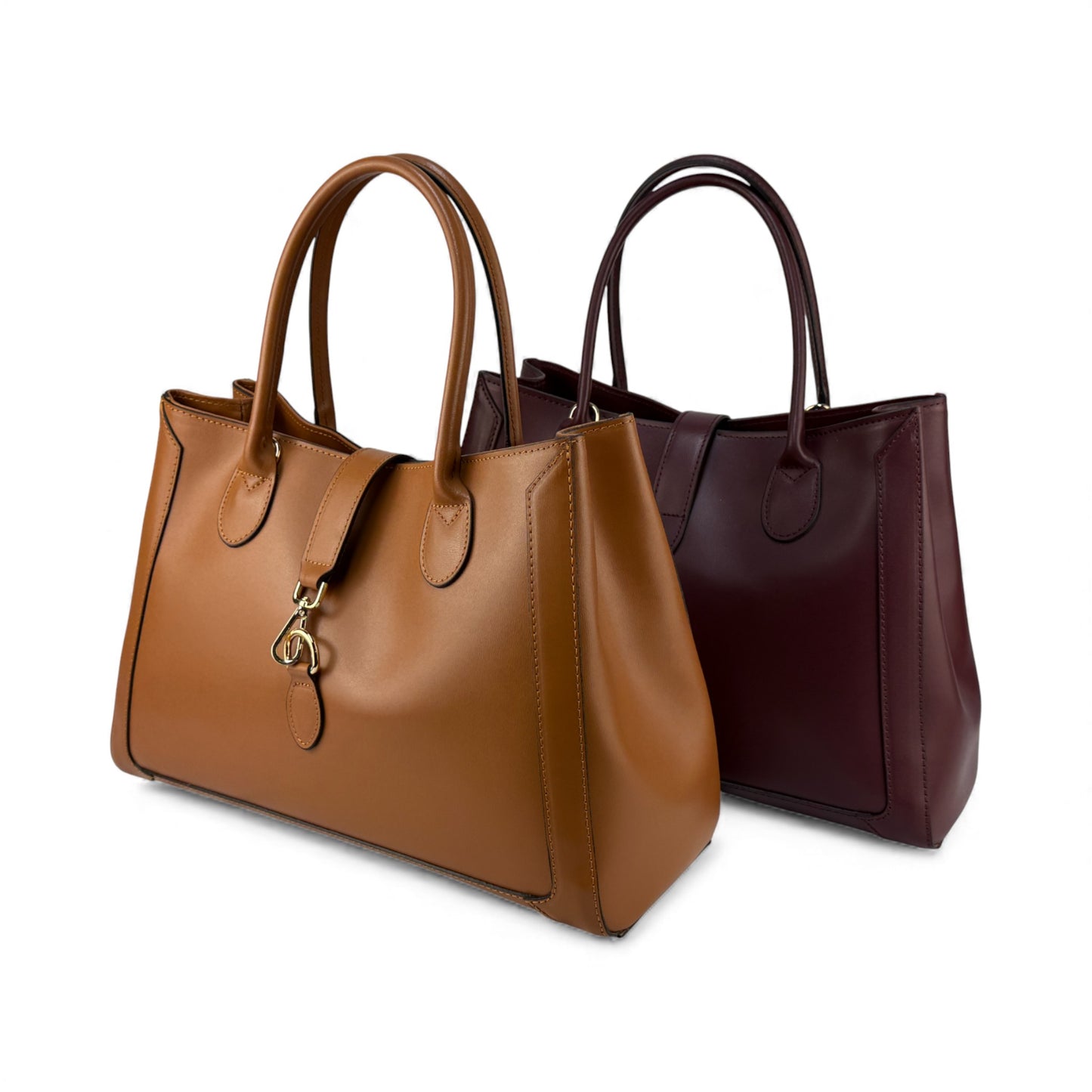 Borsa Tote AURORA in pelle liscia