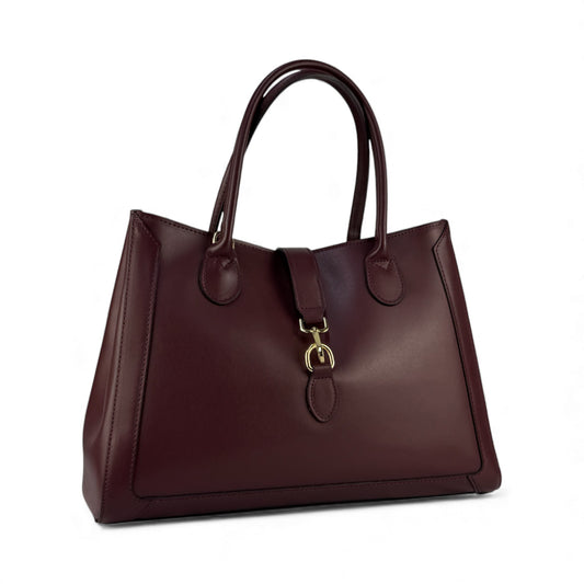 Borsa Tote AURORA in pelle liscia