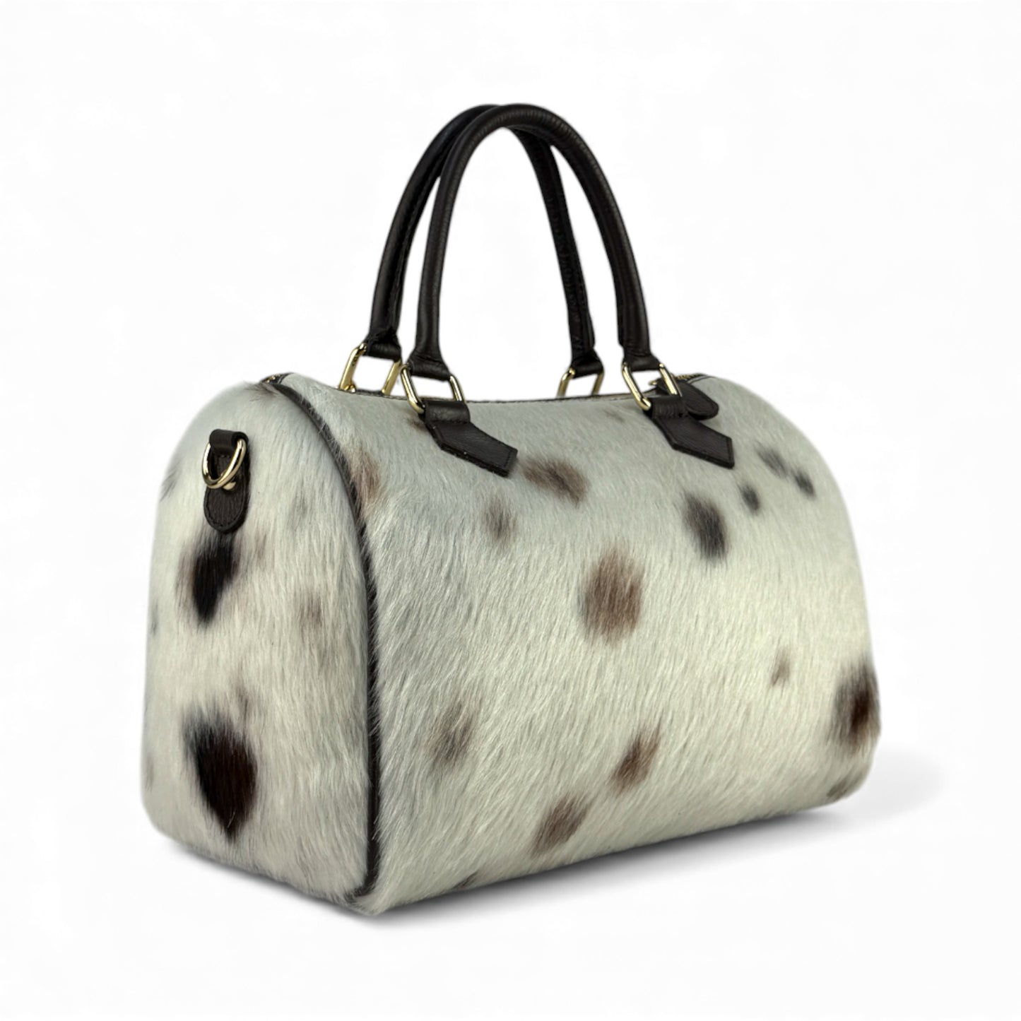 Borsa RENNA in pelle con pelo