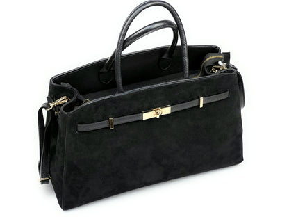 Borsa tote SONIA - Camoscio in borsa a mano - EmilyHu LOVE