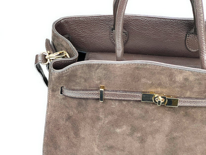 Borsa tote SONIA - Camoscio in borsa a mano - EmilyHu LOVE