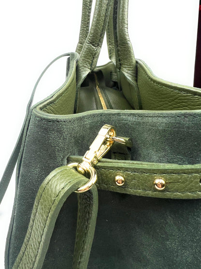 Borsa tote SONIA - Camoscio in borsa a mano - EmilyHu LOVE